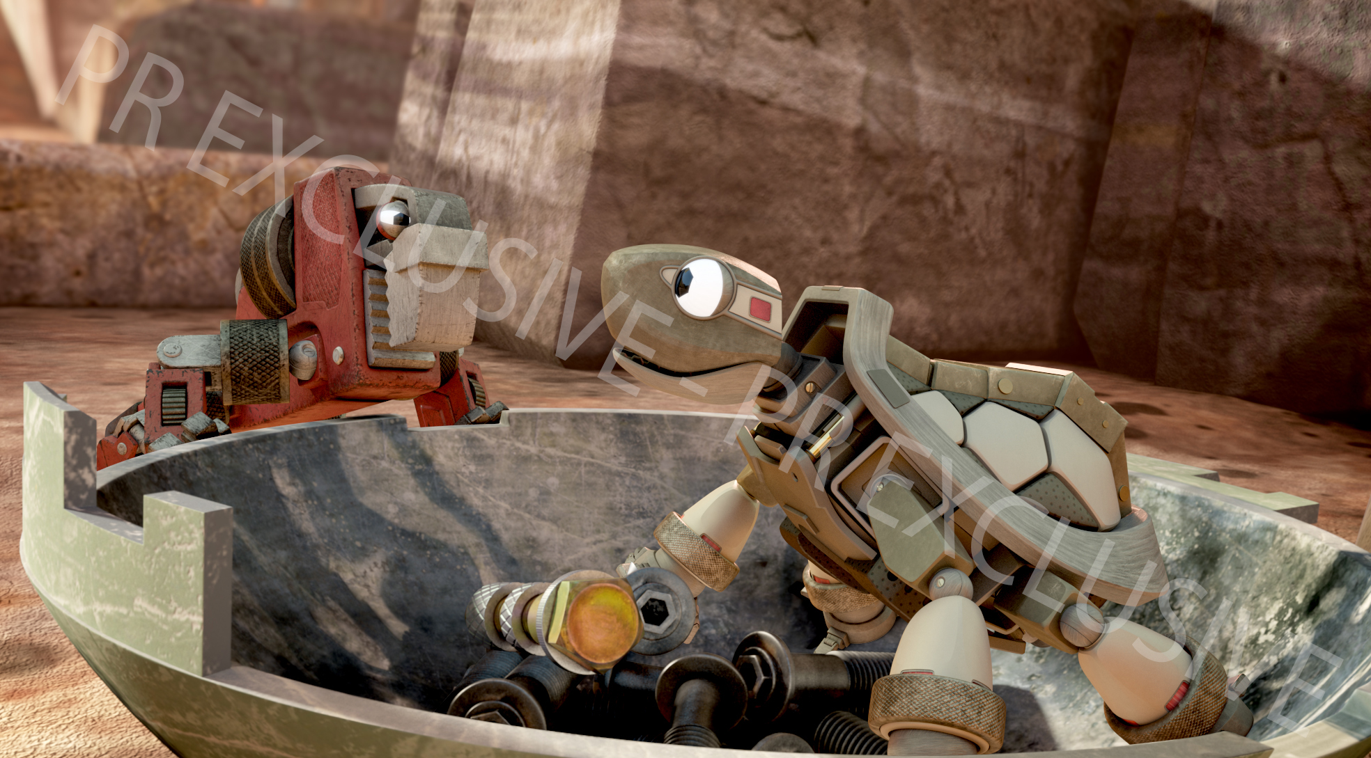 DINOTRUX - DINOTRUX T-Truck Ty, Revvit adında bir reptool ile arkadaş olur. Birlikte, acımasız D-Struct’lara karşı koymak için bir grup dinotruxu bir araya getirirler.