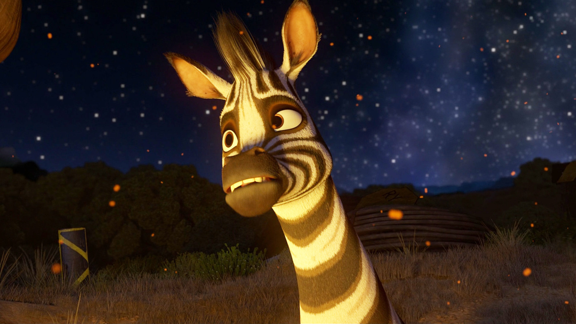 KHUMBA - CESUR ZEBRA Genç bir zebra olan Khumba, yarıya kadar siyan çizgilere sahip, diğer yarısı ise çizgisiz ve bembeyazdır. Sürüsünün yaşadığı yerde kuraklık başgösteri