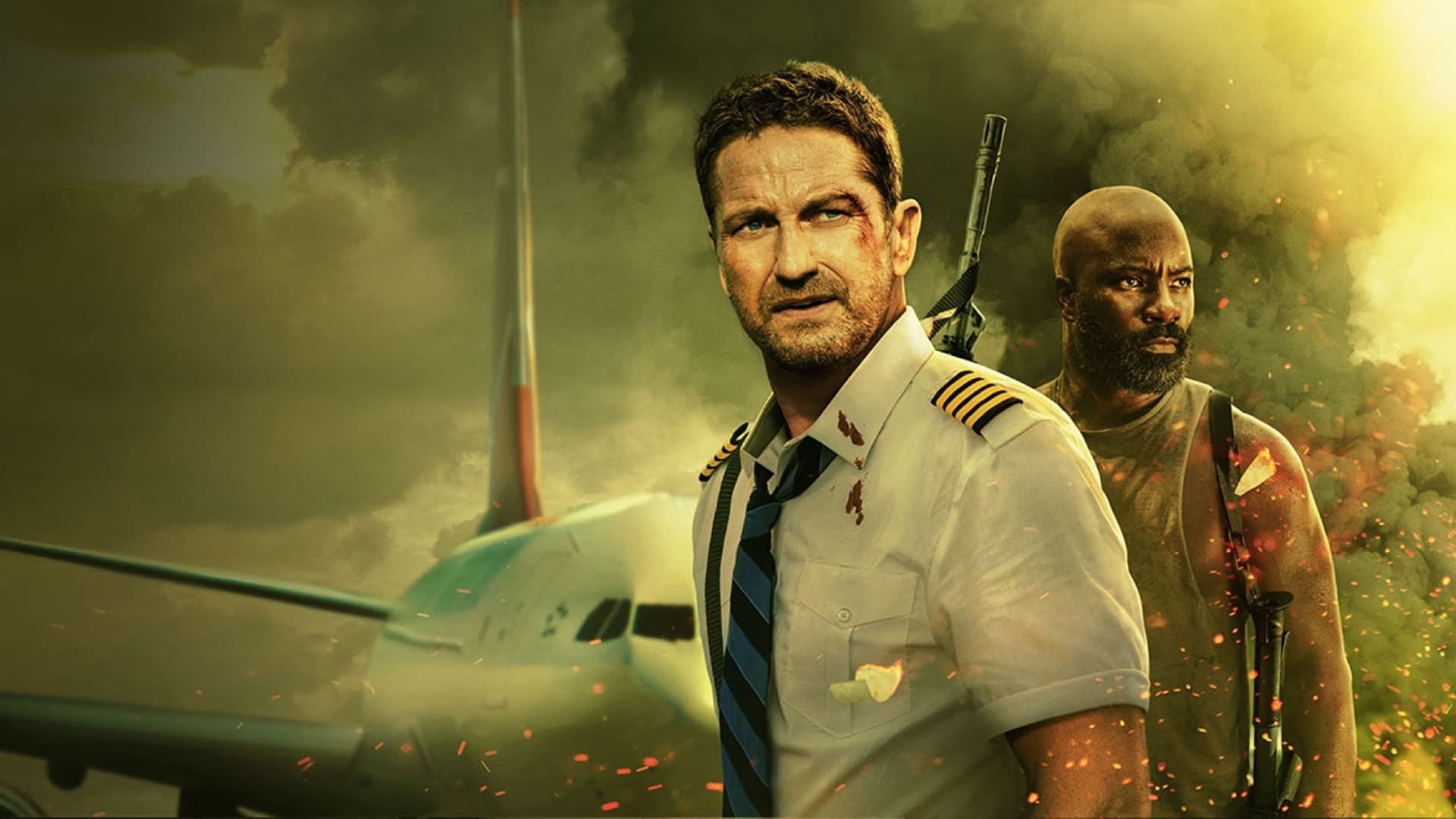 PLANE - PLANE Pilot Brodie’nin Singapur’dan kalkan uçağı uçuş sırasında yaşanan şiddetli fırtınadan dolayı ağır hasar alır. Brodie uçağı ve yolcuları, Filipin merkezi idaresinin kontrolünde olmayan ve insan kaçakçılığı ile ün salmış bir adaya indirmek zorunda kalır. Üstelik uçakta cinayet hükümlüsü Gaspare ve onun güvenliğinden sorumlu polis memuru da vardır. Adaya iner inmez tüm yolcular tehlikeli zorbalar tarafından rehin alınınca Brodie, Gaspare’den yardım istemek zorunda kalır.