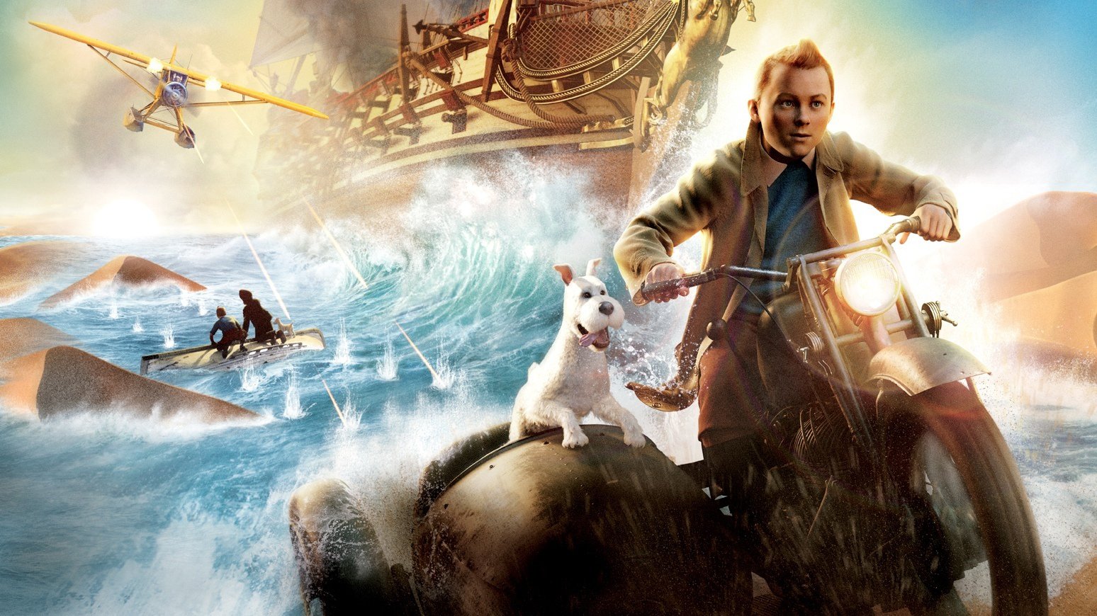 THE ADVENTURES OF TINTIN - TENTEN'İN MACERALARI Tenten köpeğiyle çıktığı sıradan bir gezi esnasında yerde maket bir  gemi bulur. Ancak maket gemi görüldüğünden çok daha fazlasını içinde taşımaktadır. Asırlardır gizli olan bir sırrı içinde taşıyan geminin peşinde kötü adamlar vardır. Tenten sırrı çözmeye çalışırken, diğer yandan  peşine düşen kötü adamları atlatmak zorundadır.