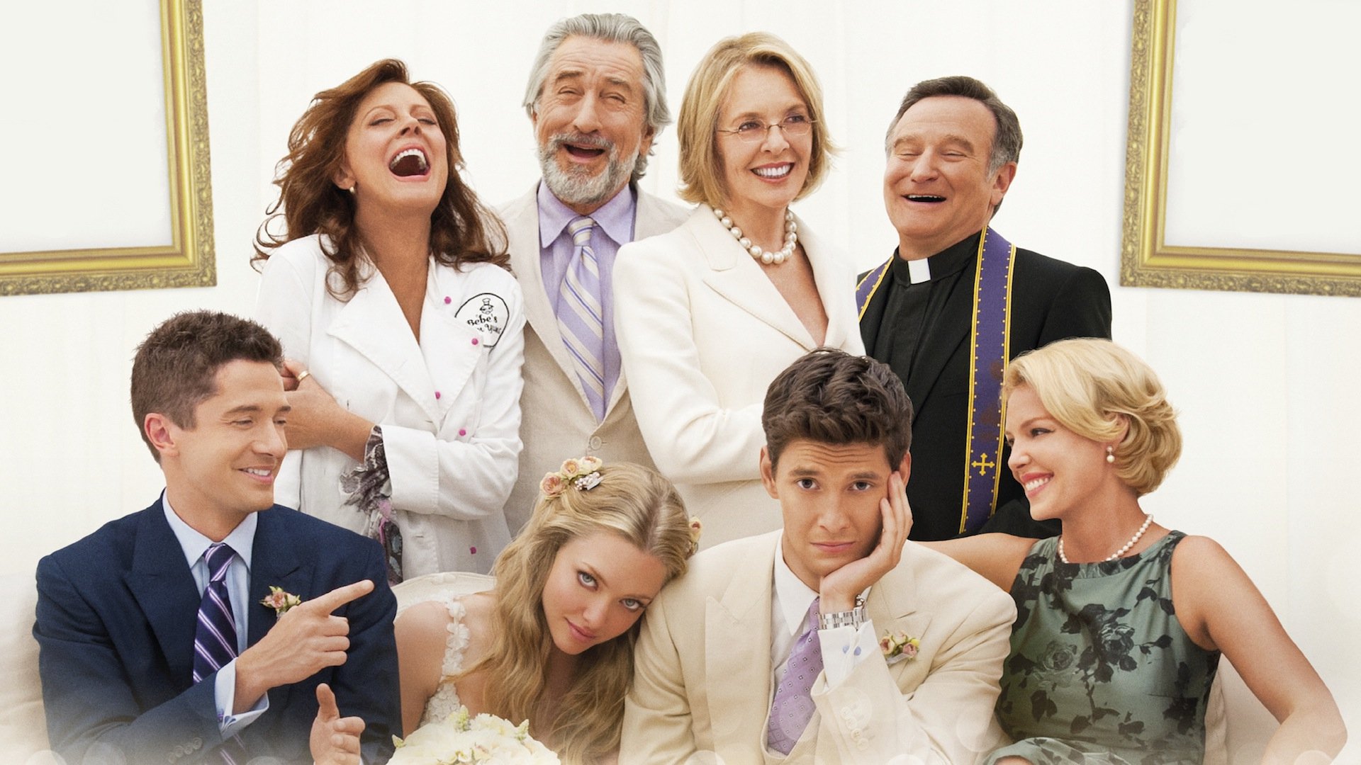 THE BIG WEDDING - BÜYÜK DÜĞÜN Kadrosunda Robert De Niro, Diane Keaton, Katherine Heigl, Amanda Seyfried ve Robin Williams gibi yıldızların yer aldığı harika bir komedi. Boşanmış ol