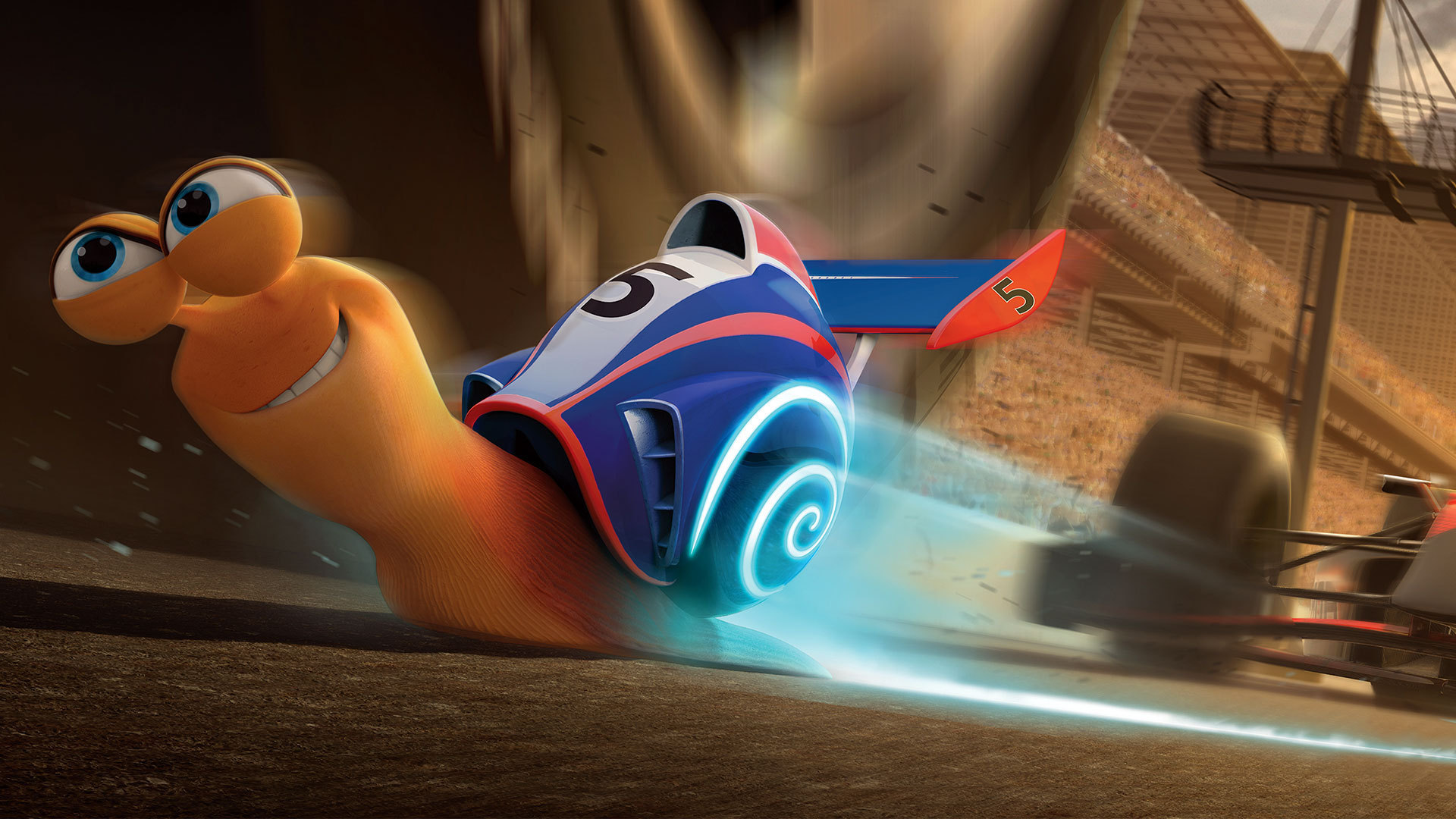 TURBO - TURBO Kaplan böceği, Turbo’yu yeni kurulan salyangoz şehrinde bir yarış yapmaya davet eder. Salyangozlar, onlara nasıl hızlı araba kullanılacağını öğreteceklerdir.