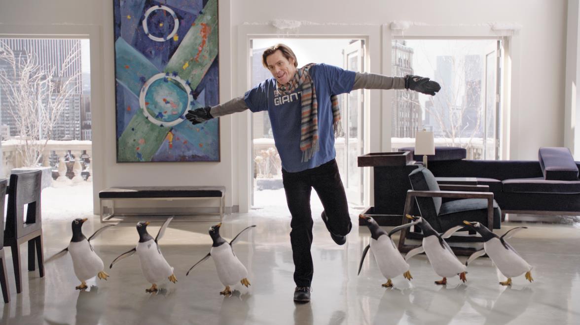 MR. POPPER'S PENGUINS - BABAMIN PENGUENLERİ Hem çocukların, hem de yetişkinlerin keyifle izleyebileceği, içinde ince espiriler barındıran filmde, Jim Carrey başrolde. Karısıyla ayrı olan Tom Pop